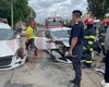 Accident rutier în Iași! Două mașini s-au făcut praf, după ce au intrat în coliziune – UPDATE