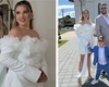 Cât costă rochia purtată de Daniela Sterp la botezul fiicei sale. Soția lui Culiță Sterp a întors toate privirile