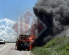 Incendiu în comuna Costuleni. O mașină a luat foc – UPDATE