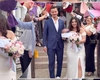 Evenimentul anului, la Coarnele Caprei! Fata primarului Mihai Țibucanu s-a măritat, după ce a adus pe lume un băiețel. Bruneta a ieșit de la starea civilă cu bebelușul în brațe, alături de soț