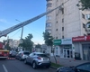 Pompierii intervin în municipiul Iași pentru a îndepărta niște elemente de tencuială