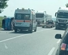 Accident rutier la ieșire din localitatea Sârca. Un autoturism s-a răsturnat