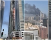 Clădire cu 67 de etaje din Dubai Marina, cuprinsă de flăcări. 4000 de persoane se aflau în interior