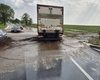 Grindina face ravagii în comuna Butea! Circulație blocată în zona Trei Iazuri-Miclăușeni din cauza apei și a mâlului de pe șosea