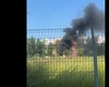 Incendiu la Iași! Un autoturism a luat foc