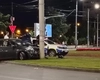 Impact violent în Podu Roș! Un șofer s-a izbit cu mașina de un stâlp