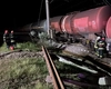 Pericol de explozie după deraierea unui tren încărcat cu benzină în Teleorman! Traficul feroviar, oprit temporar