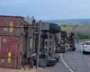 Accident rutier în județul Iași! Un autotren s-a răsturnat – UPDATE