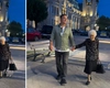 Imagini emoționante cu Daniel Buzdugan și mama lui la vârsta de 90 de ani! Au mers de mână la Palatul Culturii Iași