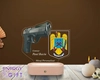 Respect pentru uniformă, luminat cu stil: Lampa LED 3D personalizată – Poliție