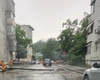 Un stâlp de iluminat a căzut pe strada Orientului din Nicolina, municipiul Iași