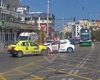 Accident rutier la Belvedere! Un taxi și un autoturism de școală de șoferi s-au izbit