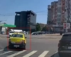 Iată momentul producerii accidentului rutier de la Belvedere, dintre un taxi și o mașină de școală de șoferi