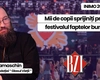 LIVE VIDEO – INIMO 2025, festivalul faptelor bune, organizat de părintele Dan Damaschin, în perioada 30 și 31 august, în Piața Palatului Culturii din Iași . Aflăm detalii în emisiunea BZI LIVE