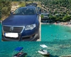 Vacanța în Grecia, transformată în coșmar! S-au trezit cu mașina „spartă“ pe o plajă din Thassos!