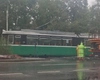 Circulația tramvaielor este blocată în Copou! S-a rupt pantograful unui vagon