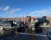 Două limuzine s-au izbit frontal la Ciorteşti. Șoferul din Audi a murit pe loc. Bilanțul victimelor