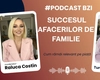 Despre succesul afacerilor de familie, cu Irina Rasiga Turcan, fondatoarea MIEZ- Copt de Bun, într-un nou episod de #PodcastBZI!