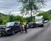 Accident cu cinci mașini pe Valea Oltului. Traficul, blocat ore întregi în județul Vâlcea
