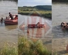 Iată momentul în care pompierii au scos trupul copilului din iazul de la Mădârjac. Băiatul avea doar 12 ani