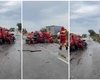 Accident cumplit între două TIR-uri și o mașină. Un bărbat a murit, pe A2