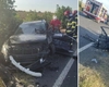 Accident pe DN59, în Pădureni. Trei persoane au fost rănite, două au rămas încarcerate