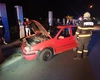 Accident rutier în Târgu Frumos. Un autoturism a intrat într-un stâlp