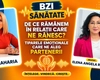 De ce rămânem în relații care ne rănesc? Tiparele emoționale care ne aleg partenerii, discutate la BZI LIVE cu psihoterapeutul Elena Angela Roșcan