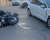 Accident în centrul Constanței. Motociclist rănit după impactul cu un autoturism