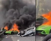 Accident teribil cu Lamborghini pe A3, lângă Paris. Tată și fiu au murit după ce mașina s-a rupt în două