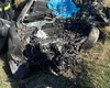 Accident grav în Lețcani! Un camion s-a răsturnat peste un autoturism. Două victime, una decedată