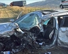 Accident devastator pe „Drumul Morții”, în Timiș. Un șofer bulgar a murit după ce mașina sa a fost strivită între două TIR-uri