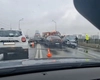Accident grav pe Podul Pipera după o coliziune cu două mașini și un autobuz. Trei persoane au fost transportate la spital