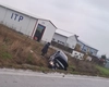 Accident rutier la Iași! Un autoturism a ajuns într-un șanț de pe marginea drumului