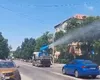 Vaporizatoare Spray Cannon pe timp de caniculă la Iași – VIDEO