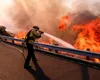 Incendiu de proporții în California. Mii de persoane au fost evacuate din calea flăcărilor