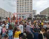 Suporterii echipei naționale a României au umplut din nou Piața Unirii din Iași