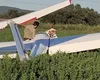 Un avion de mici dimensiuni s-a prăbușit pe un câmp de lucernă de lângă Deva