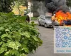 Incendiu la Iași. Un autoturism arde ca o torță