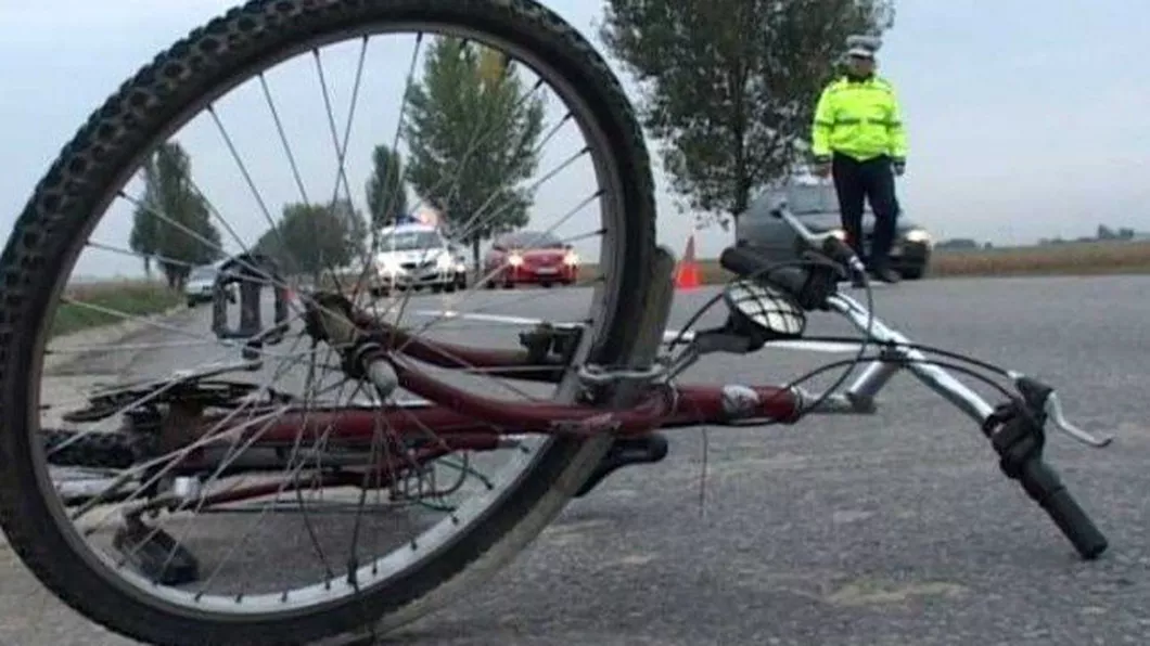 Un biciclist beat a căzut la Breazu după o manevră greșită. Un echipaj de prim ajutor s-a deplasat de urgenţă la fața locului - Exclusiv - UPDATE