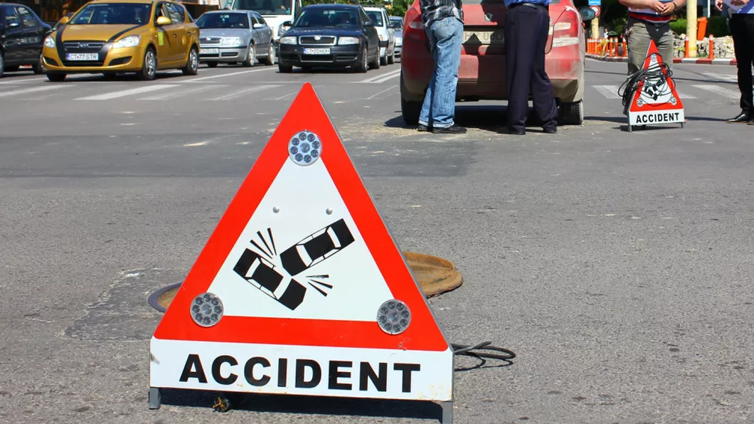 Exclusiv Accident rutier la Iaşi A fost implicată o motocicletă