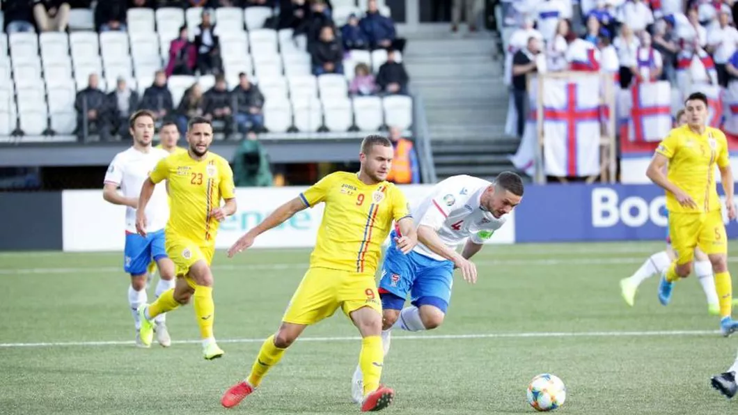 Insulele Feroe - România 0-3. Victorie clară dar muncită în preliminariile EURO 2020