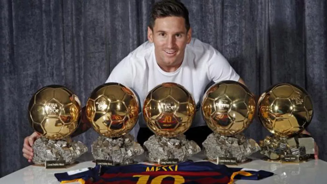 Lionel Messi al șaselea Balon de Aur câștigat