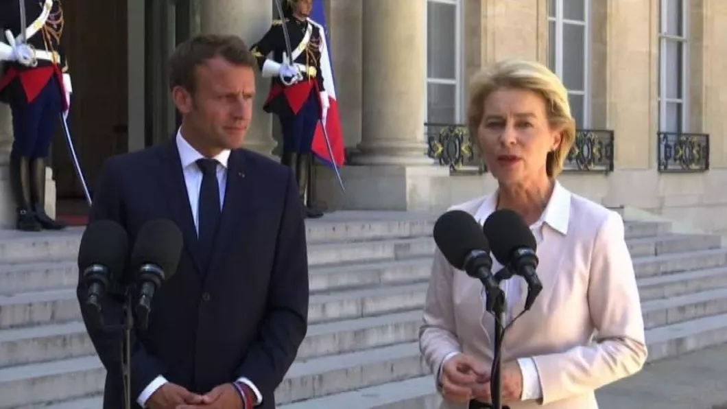 Reacție dură a Ursulei von der Leyen după ce Emmanuel Macron a afirmat că NATO este moarte cerebrală