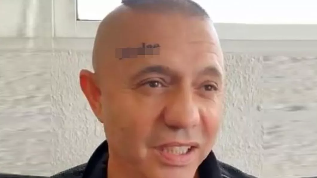 Nu este banc Nicolae Guță și-a tatuat un cuvânt pe frunte dar l-a scris greșit