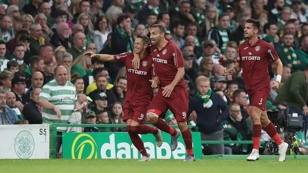 CFR Cluj a învis echipa Celtic Glosgow cu scorul de 2-0