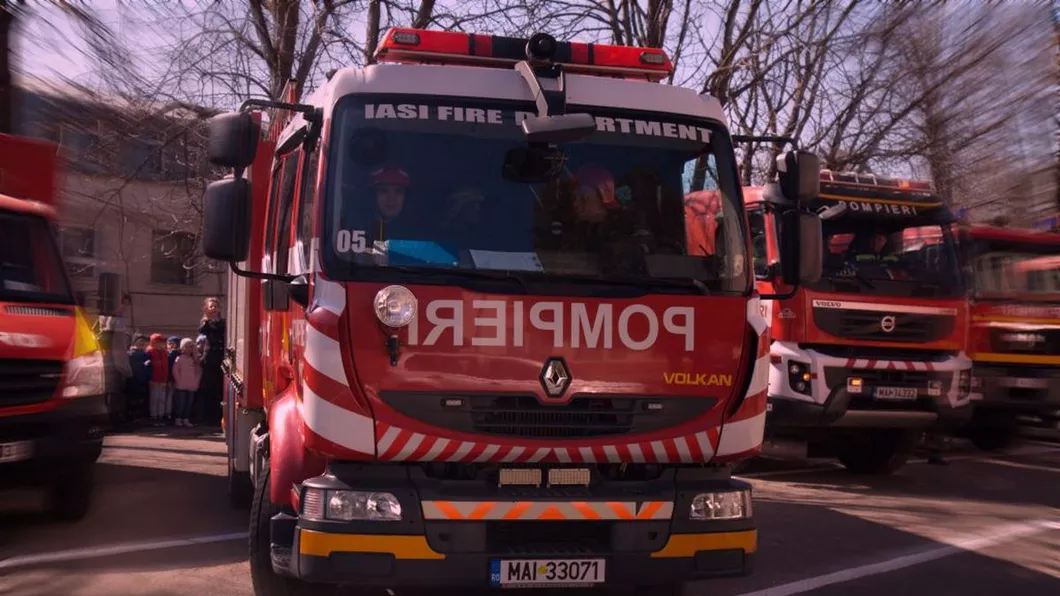 Intervenții extreme ale pompierilor ieșeni în mai multe localități