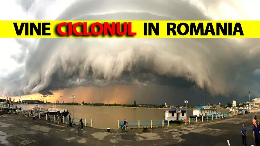 ANM în alertă Un ciclon mediteranean gigantic ajunge în România
