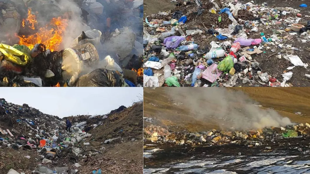 Dezastru ecologic în apropierea orașului. Imagini șocante pe kilometri întregi. Explicația halucinantă a primarului - FOTO