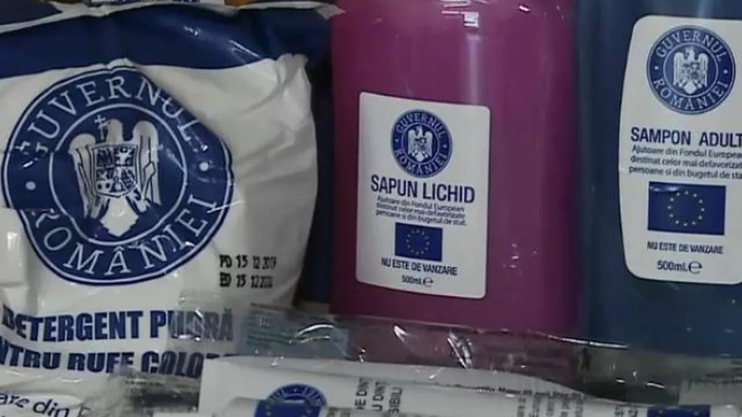 Suntem codaşii Europei la igienă Uniunea Europeană a trimis pachete cu săpun şampon gel de dus la Iaşi